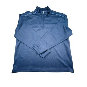 Pebble Beach Performance Quarter Zip Pullover Blue Men's Large Golf